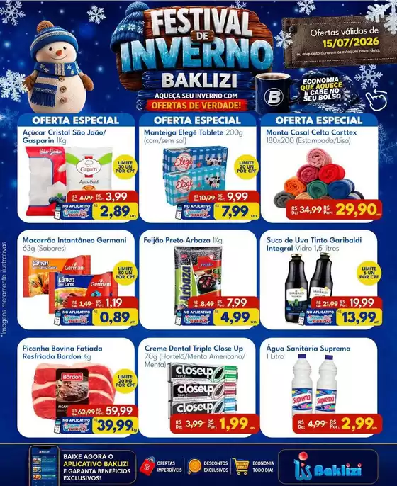 Catálogo Supermercados Baklizi | Encarte Supermercados Baklizi | 2026-07-15T00:00:00.000Z - 2026-07-15T00:00:00.000Z