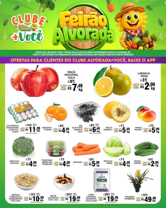 Catálogo Supermercados Alvorada | Ótima oferta para caçadores de pechinchas | 2026-07-14T00:00:00.000Z - 2026-07-15T00:00:00.000Z