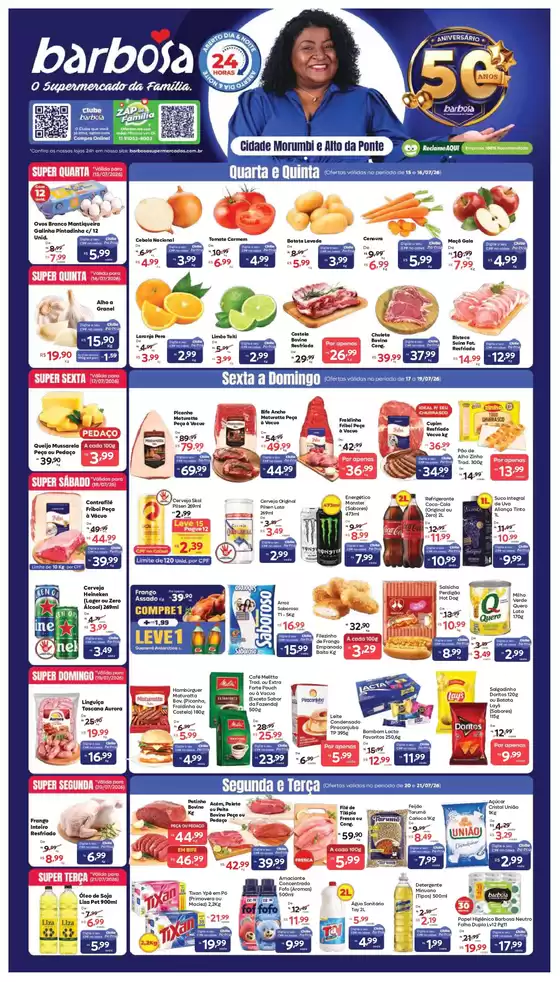 Catálogo Barbosa Supermercados | Nossas melhores ofertas para você | 2026-07-15T00:00:00.000Z - 2026-07-21T00:00:00.000Z