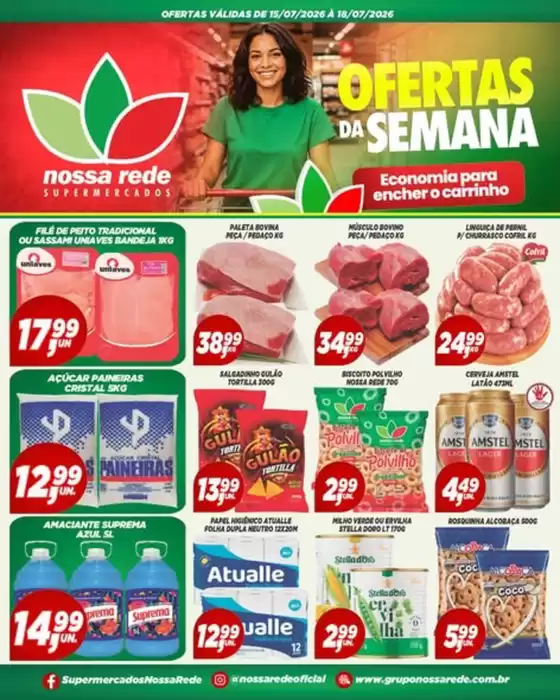 Catálogo Nossa Rede Supermercados | Ofertas Da Semana | 2026-07-15T00:00:00.000Z - 2026-07-18T00:00:00.000Z
