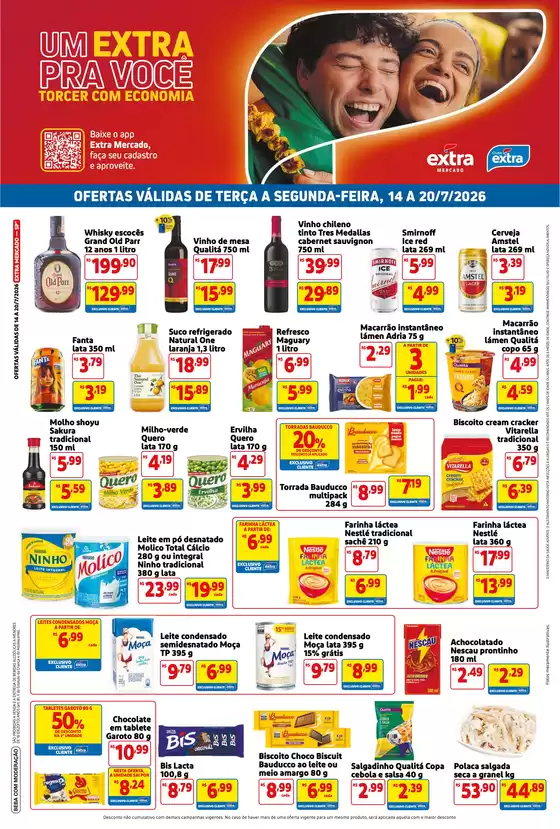 Catálogo Mercado Extra | Folheto Mercado Extra | 2026-07-14T00:00:00.000Z - 2026-07-20T00:00:00.000Z