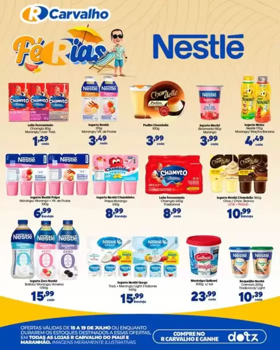 Catálogo R Carvalho Supermercado | Nestlé offers | 2026-07-15T00:00:00.000Z - 2026-07-19T00:00:00.000Z