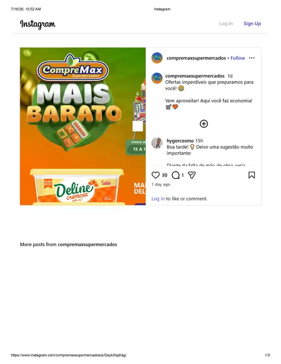 Catálogo CompreMax | Mais Barato | 2026-07-16T00:00:00.000Z - 2026-07-19T00:00:00.000Z
