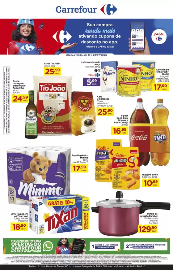 Catálogo Carrefour | LÂMINA SEMANAL | 2026-07-16T00:00:00.000Z - 2026-07-22T00:00:00.000Z