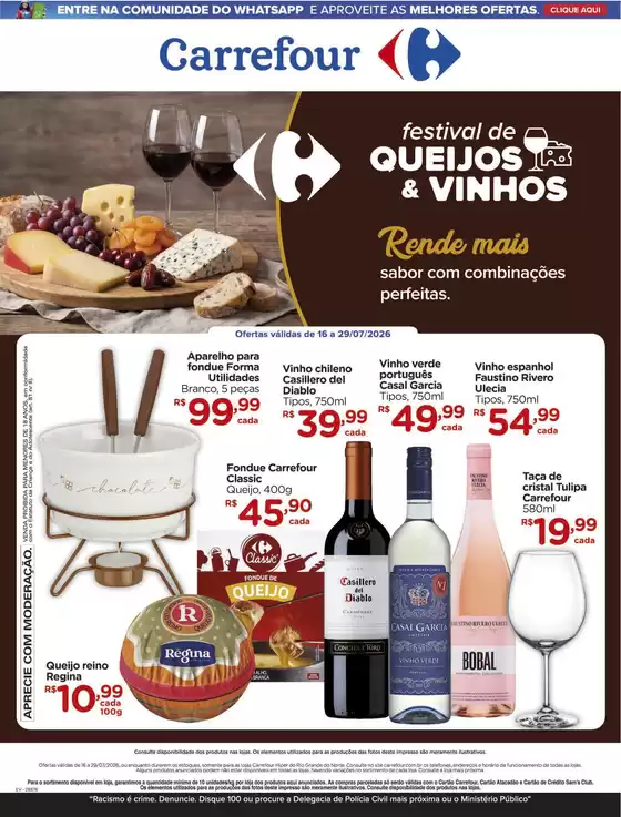 Catálogo Carrefour | Descontos e promoções | 2026-07-16T00:00:00.000Z - 2026-07-29T00:00:00.000Z