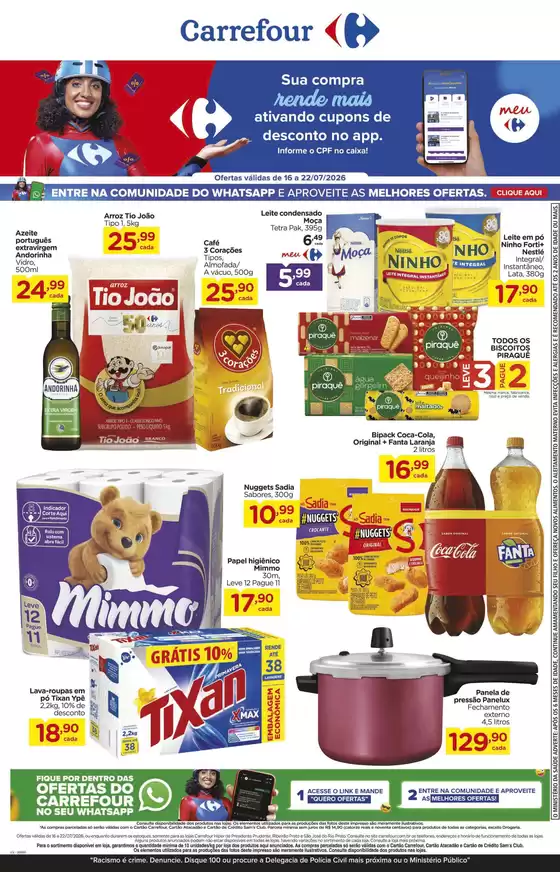Catálogo Carrefour | Ampla seleção de ofertas | 2026-07-16T00:00:00.000Z - 2026-07-22T00:00:00.000Z