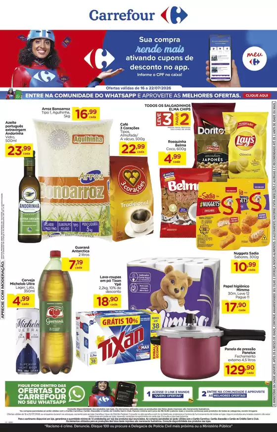 Catálogo Carrefour | Ofertas especiais atraentes para todos | 2026-07-16T00:00:00.000Z - 2026-07-22T00:00:00.000Z
