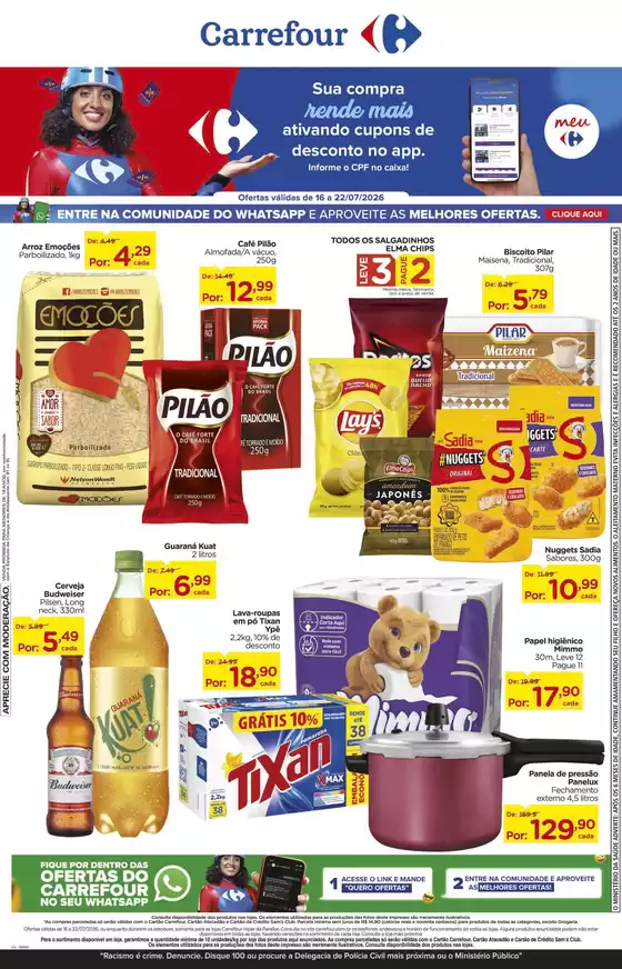 Catálogo Carrefour | Ofertas exclusivas para nossos clientes | 2026-07-16T00:00:00.000Z - 2026-07-22T00:00:00.000Z