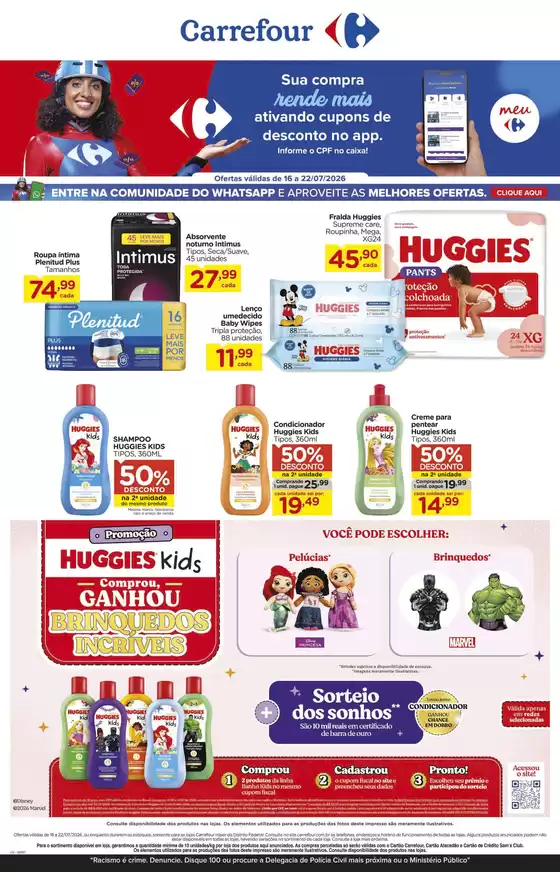 Catálogo Carrefour em Luzerna | Melhores ofertas para todos os caçadores de pechinchas | 2026-07-16T00:00:00.000Z - 2026-07-22T00:00:00.000Z