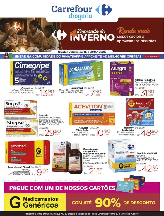 Catálogo Carrefour | LAMINA DROGARIA | 2026-07-16T00:00:00.000Z - 2026-07-31T00:00:00.000Z