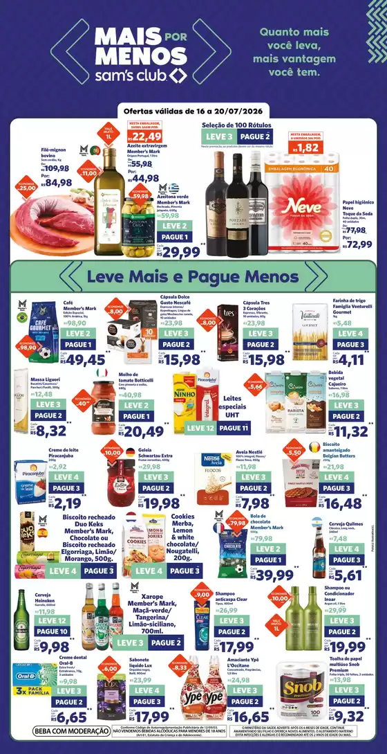 Catálogo Sam's Club | Ofertas exclusivas | 2026-07-16T00:00:00.000Z - 2026-07-20T00:00:00.000Z