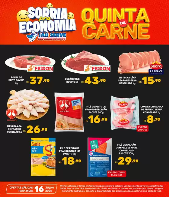 Catálogo Supermercados Jaù Serve | Meat Farm | 2026-07-16T00:00:00.000Z - 2026-07-16T00:00:00.000Z