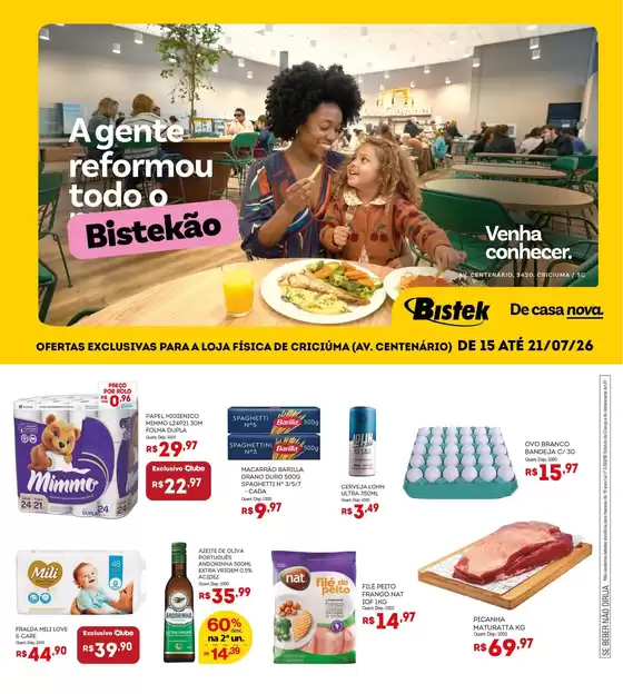 Catálogo Bistek Supermercados | Ofertas e promoções atuais | 2026-07-15T00:00:00.000Z - 2026-07-21T00:00:00.000Z