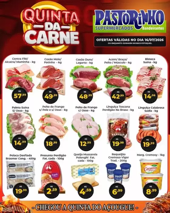 Catálogo Supermercado Pastorinho | Ofertas exclusivas para nossos clientes | 2026-07-16T00:00:00.000Z - 2026-07-16T00:00:00.000Z