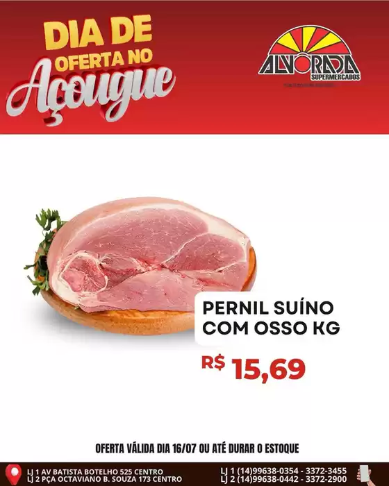 Catálogo Alvorada Supermercados | Encarte Alvorada Supermercados | 2026-07-16T00:00:00.000Z - 2026-07-16T00:00:00.000Z