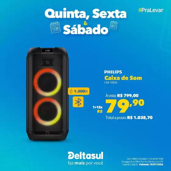 Catálogo Deltasul | Ofertas para caçadores de pechinchas | 2026-07-16T00:00:00.000Z - 2026-07-18T00:00:00.000Z