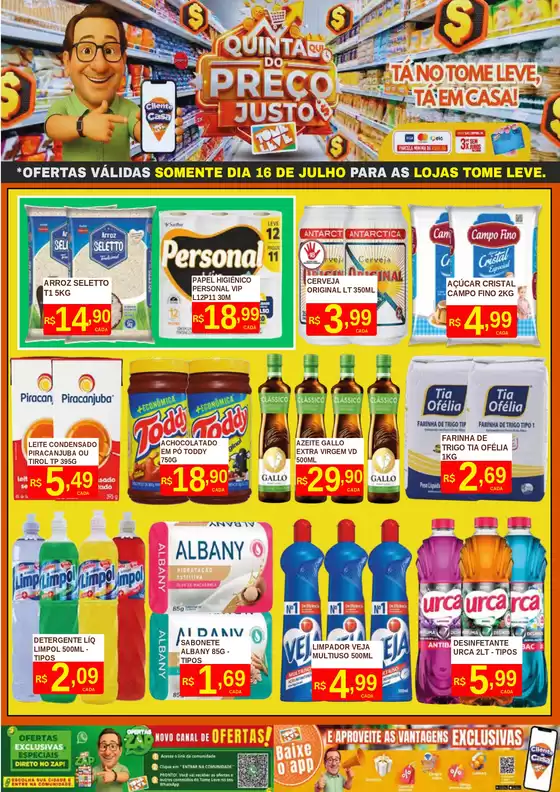 Catálogo Tome Leve | Ótima oferta para todos os clientes | 2026-07-16T00:00:00.000Z - 2026-07-19T00:00:00.000Z