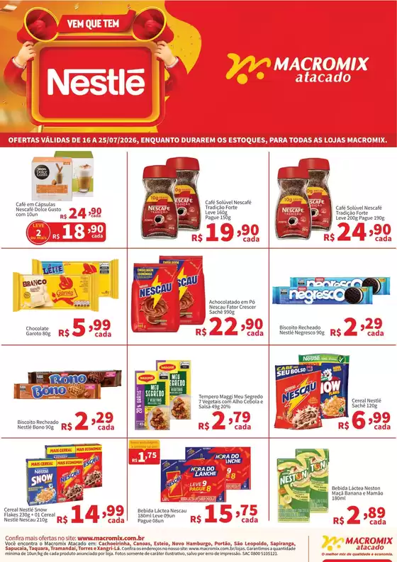 Catálogo Macromix Atacado | Grandes descontos em produtos selecionados | 2026-07-16T00:00:00.000Z - 2026-07-25T00:00:00.000Z
