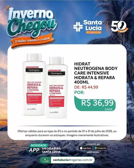 Catálogo Farmácia Santa Lúcia | Ampla seleção de ofertas | 2026-07-01T00:00:00.000Z - 2026-07-31T00:00:00.000Z