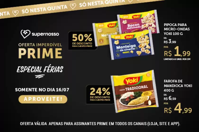Catálogo Super Nosso | Ótima oferta para todos os clientes | 2026-07-16T00:00:00.000Z - 2026-07-16T00:00:00.000Z
