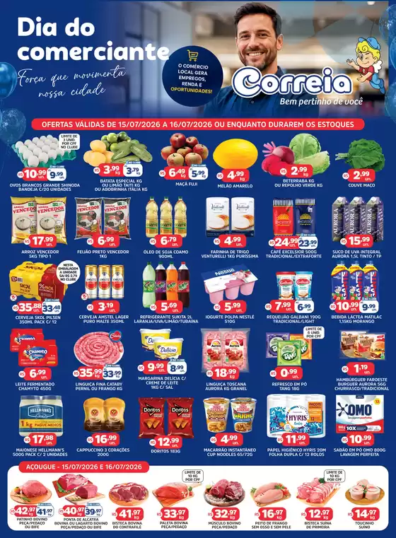 Catálogo Supermercados Correia | Dia do comerciante | 2026-07-15T00:00:00.000Z - 2026-07-16T00:00:00.000Z