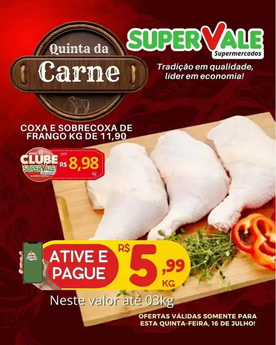 Catálogo Super Vale Supermercados | Encarte Super Vale Supermercados | 2026-07-16T00:00:00.000Z - 2026-07-16T00:00:00.000Z
