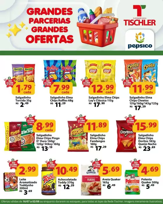 Catálogo Supermercados Tischler | Ofertas especiais atraentes para todos | 2026-07-16T00:00:00.000Z - 2026-08-02T00:00:00.000Z