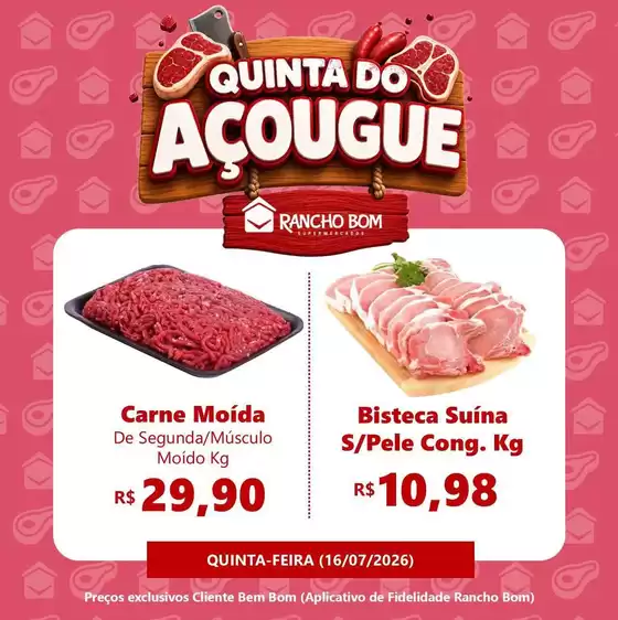 Catálogo Rancho Bom Supermercados | Novas ofertas para descobrir | 2026-07-16T00:00:00.000Z - 2026-07-16T00:00:00.000Z