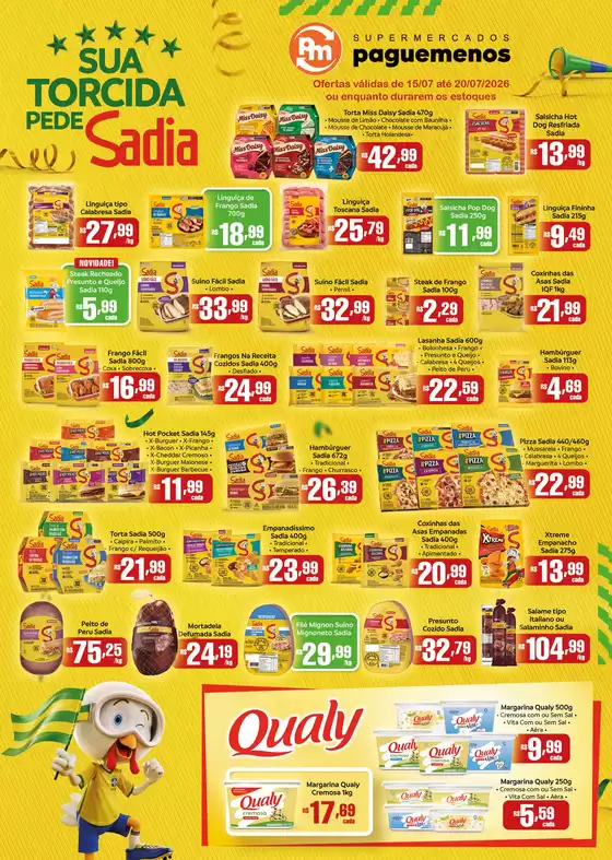 Catálogo Supermercados Pague Menos | Ydray 106795 tabloide 21x295cm e 2 | 2026-07-15T00:00:00.000Z - 2026-07-20T00:00:00.000Z