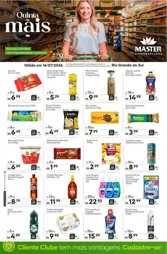 Catálogo Master Supermercados | Quinta do mais RS | 2026-07-16T00:00:00.000Z - 2026-07-16T00:00:00.000Z