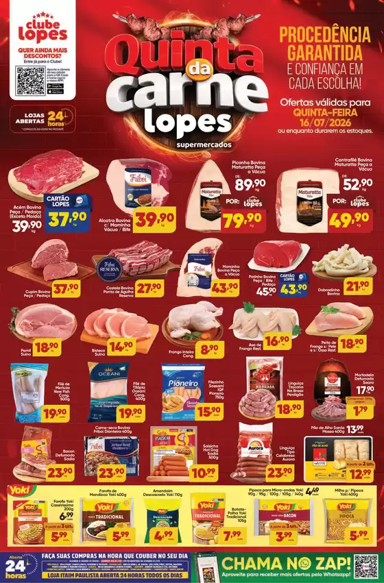 Catálogo Lopes Supermercados | QUINTA DA CARNE - | 2026-07-16T00:00:00.000Z - 2026-07-16T00:00:00.000Z