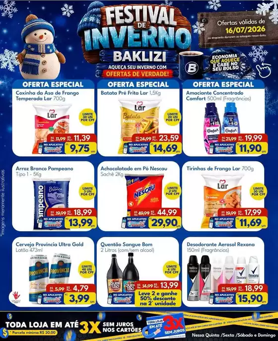 Catálogo Supermercados Baklizi | Encarte Supermercados Baklizi | 2026-07-16T00:00:00.000Z - 2026-07-16T00:00:00.000Z