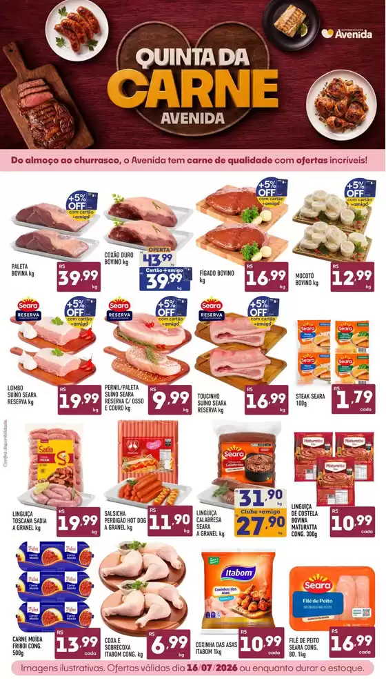 Catálogo Supermercados Avenida | Ofertas exclusivas e pechinchas | 2026-07-16T00:00:00.000Z - 2026-07-16T00:00:00.000Z