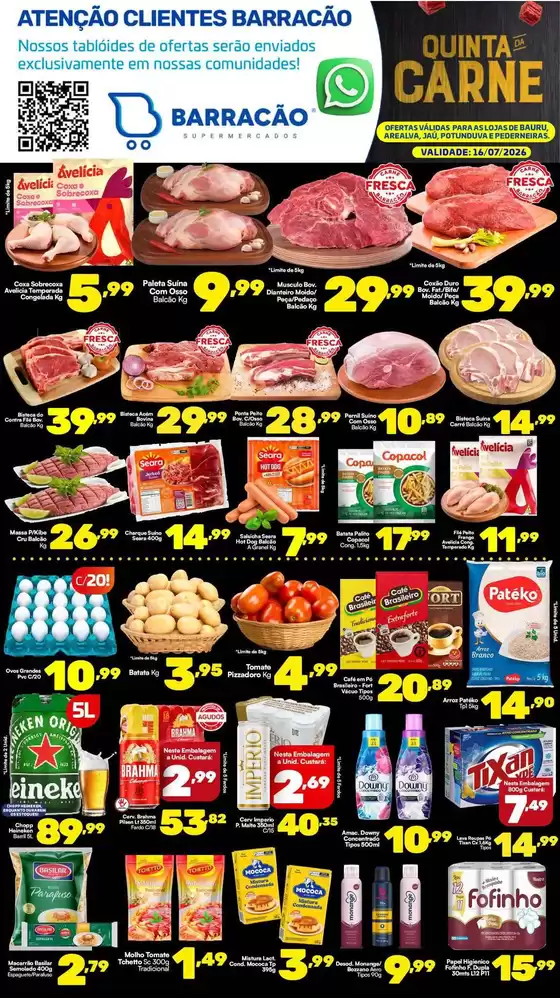 Catálogo Barracão Supermercado | Encarte Barracão Supermercado | 2026-07-16T00:00:00.000Z - 2026-07-16T00:00:00.000Z