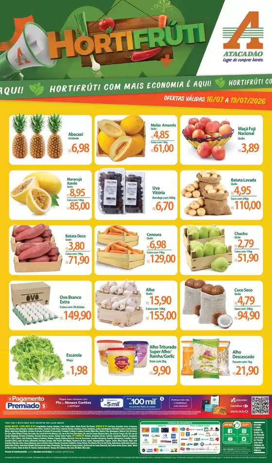 Catálogo Atacadão | Atacadão - Hortifrúti | 2026-07-16T00:00:00.000Z - 2026-07-19T00:00:00.000Z