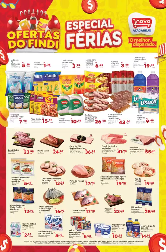 Catálogo Novo Atacarejo | Ofertas do Findi | 2026-07-16T00:00:00.000Z - 2026-07-19T00:00:00.000Z