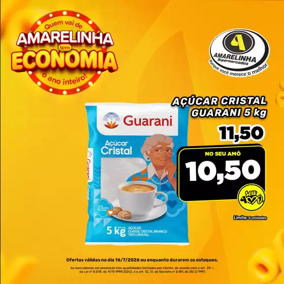 Catálogo Amarelinha Supermercados | Super Ofertas | 2026-07-16T00:00:00.000Z - 2026-07-16T00:00:00.000Z