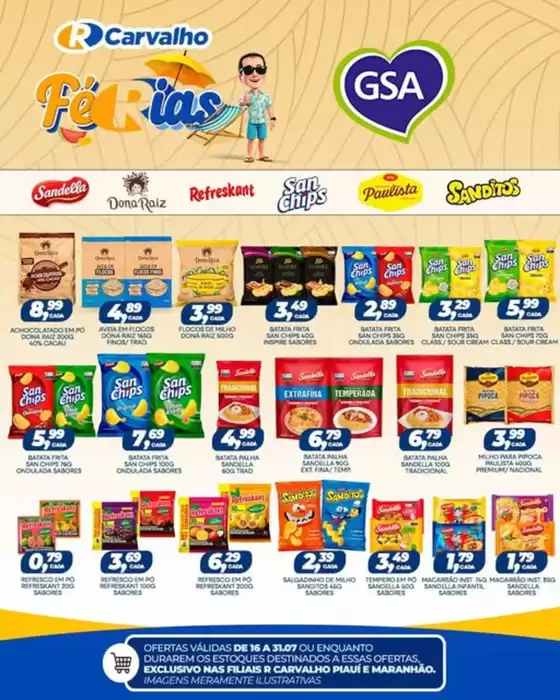 Catálogo R Carvalho Supermercado | GSA | 2026-07-16T00:00:00.000Z - 2026-07-31T00:00:00.000Z