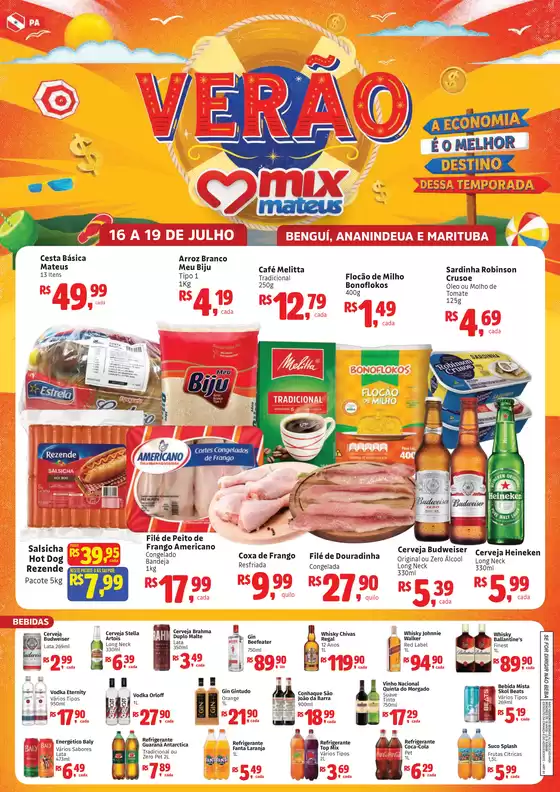 Catálogo Supermercados Mateus | Verão | 2026-07-15T00:00:00.000Z - 2026-07-19T00:00:00.000Z