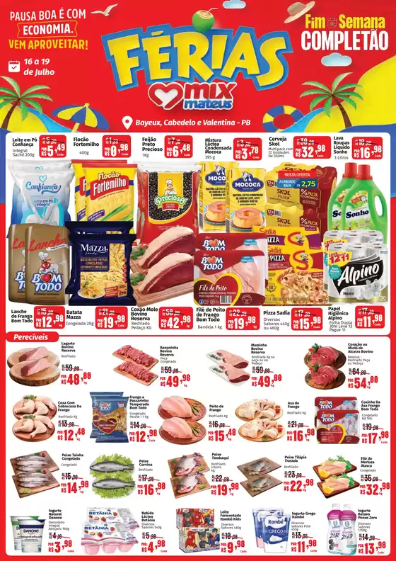 Catálogo Supermercados Mateus | Fds | 2026-07-16T00:00:00.000Z - 2026-07-19T00:00:00.000Z