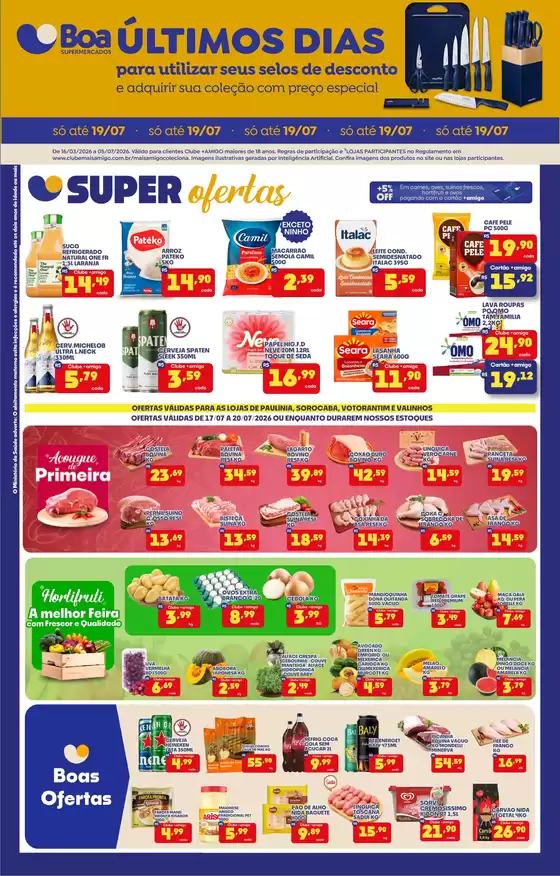 Catálogo Boa Supermercados | Super Ofertas | 2026-07-17T00:00:00.000Z - 2026-07-20T00:00:00.000Z