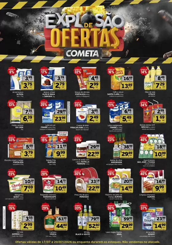 Catálogo Cometa Supermercados | COMETA'S EXPLOSION OF OFFERS | 2026-07-17T00:00:00.000Z - 2026-07-20T00:00:00.000Z