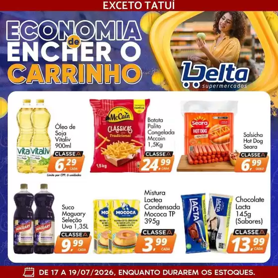 Catálogo Delta Supermercados | Ofertas exclusivas | 2026-07-17T00:00:00.000Z - 2026-07-19T00:00:00.000Z