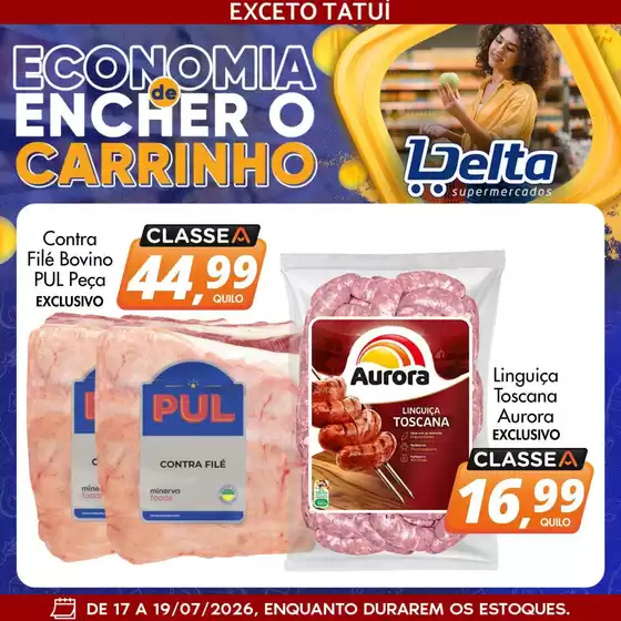 Catálogo Delta Supermercados | Ofertas exclusivas para nossos clientes | 2026-07-17T00:00:00.000Z - 2026-07-19T00:00:00.000Z