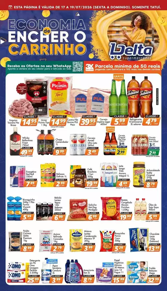 Catálogo Delta Supermercados | Ofertas especiais atraentes para todos | 2026-07-17T00:00:00.000Z - 2026-07-19T00:00:00.000Z