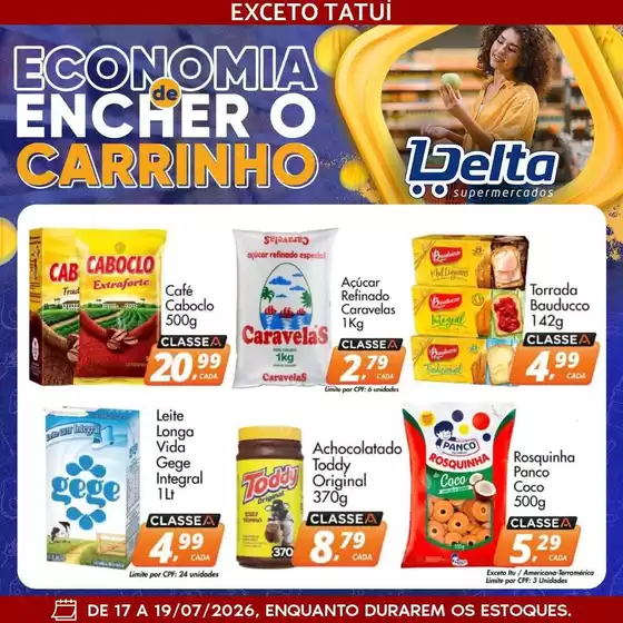 Catálogo Delta Supermercados | Encarte Delta Supermercados | 2026-07-17T00:00:00.000Z - 2026-07-19T00:00:00.000Z