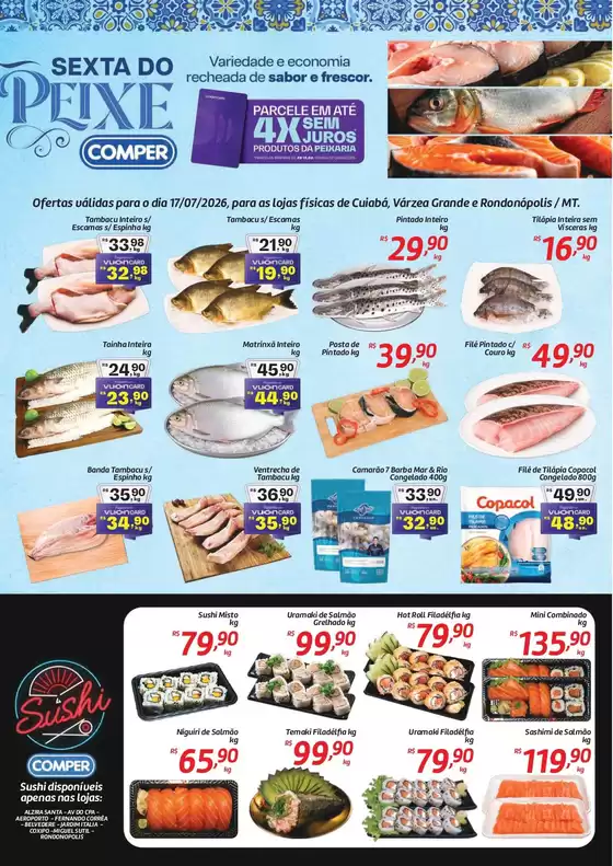 Catálogo Comper | Pechinchas e ofertas atuais | 2026-07-17T00:00:00.000Z - 2026-07-17T00:00:00.000Z
