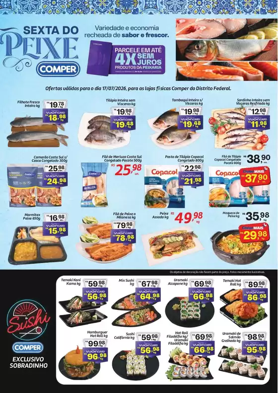 Catálogo Comper | Descubra ofertas atraentes | 2026-07-17T00:00:00.000Z - 2026-07-17T00:00:00.000Z