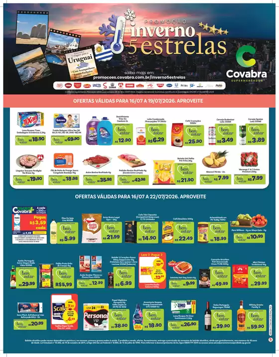 Catálogo Covabra Supermercados | Ótima oferta para todos os clientes | 2026-07-16T00:00:00.000Z - 2026-07-22T00:00:00.000Z