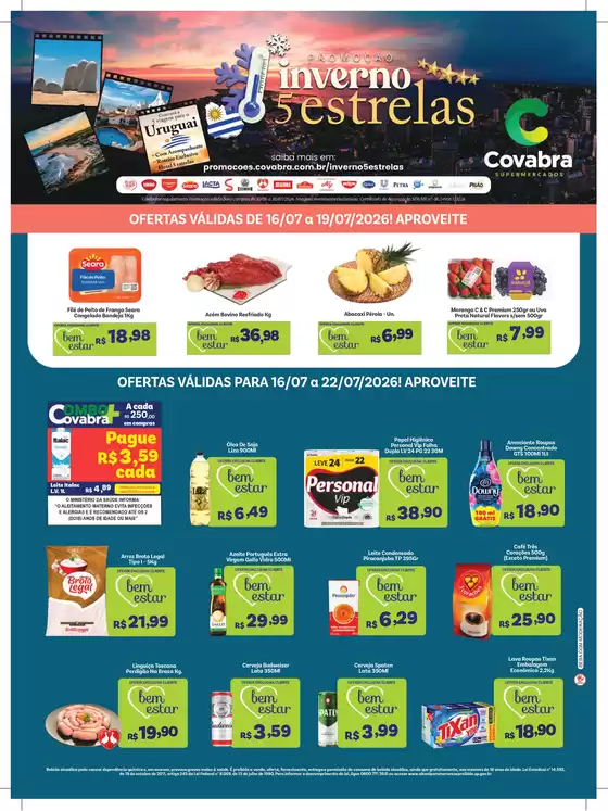 Catálogo Covabra Supermercados | Melhores ofertas para compradores econômicos | 2026-07-16T00:00:00.000Z - 2026-07-22T00:00:00.000Z